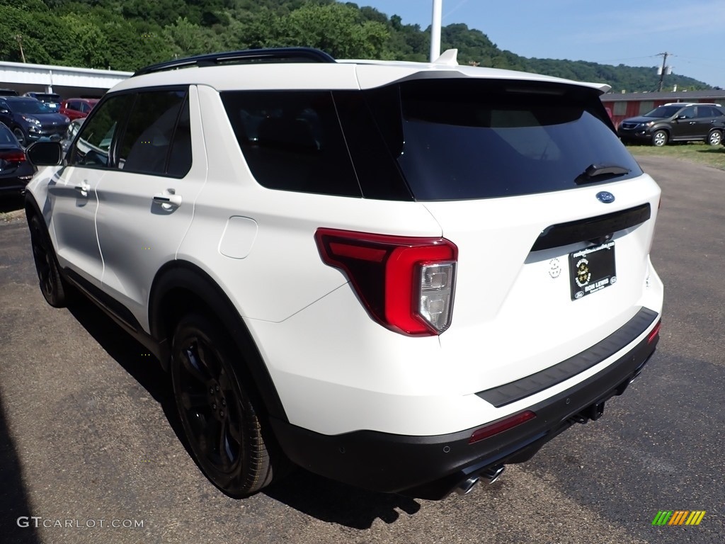 2020 Explorer ST 4WD - Star White Metallic Tri-Coat / Ebony photo #6