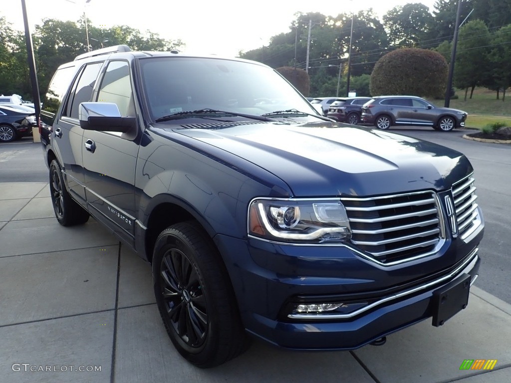 Midnight Sapphire Blue 2017 Lincoln Navigator Select 4x4 Exterior Photo #138941744