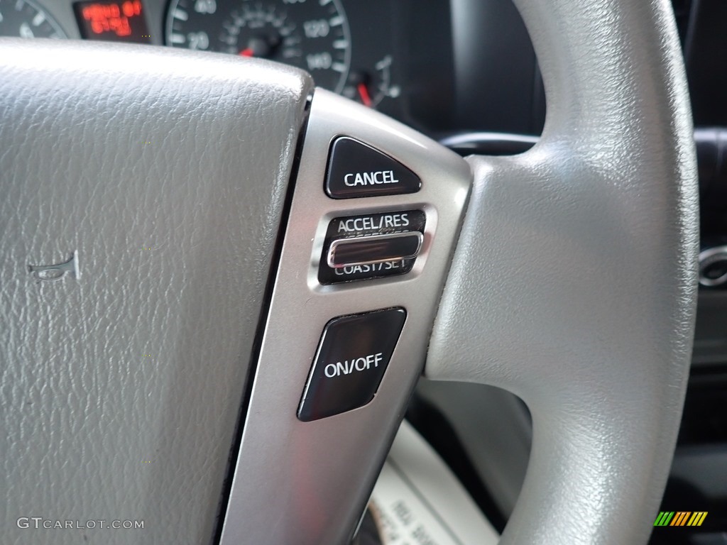 2013 Nissan NV 1500 SV Gray Steering Wheel Photo #138942260