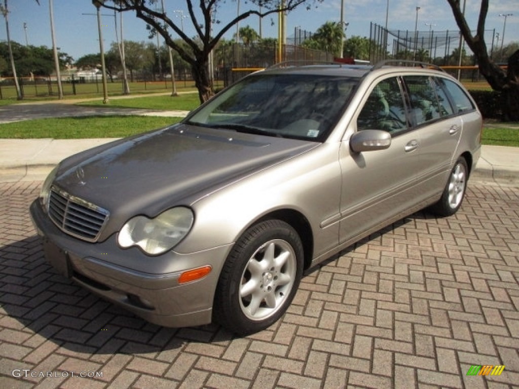 2003 C 240 4Matic Wagon - Pewter Silver Metallic / Ash photo #1