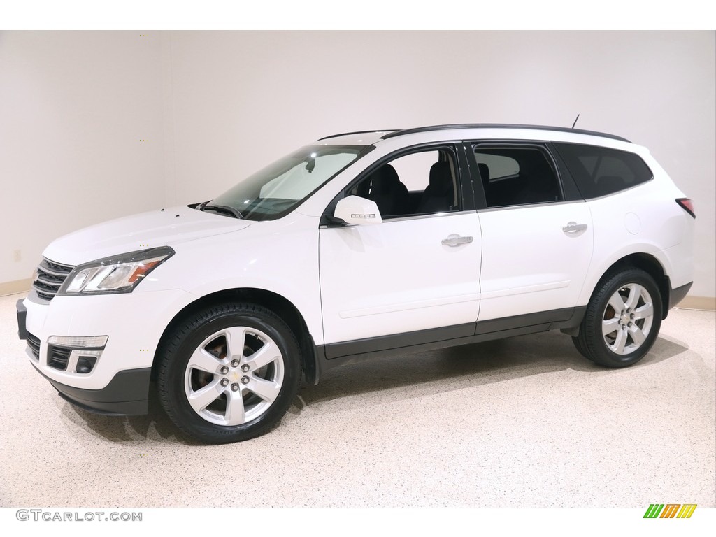 2017 Traverse LT - Summit White / Ebony photo #3