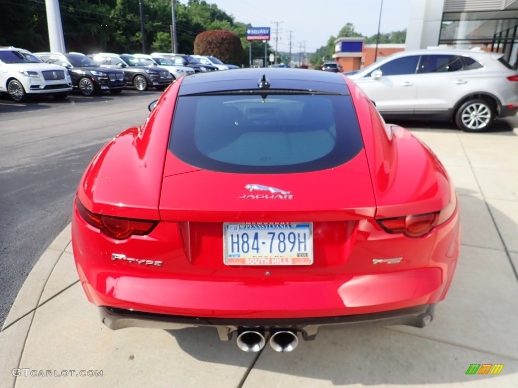 2018 F-Type R-Dynamic Coupe AWD - Caldera Red / Ebony photo #4
