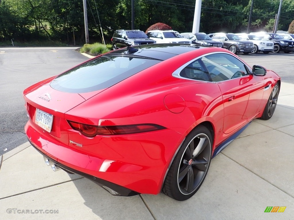 2018 F-Type R-Dynamic Coupe AWD - Caldera Red / Ebony photo #6
