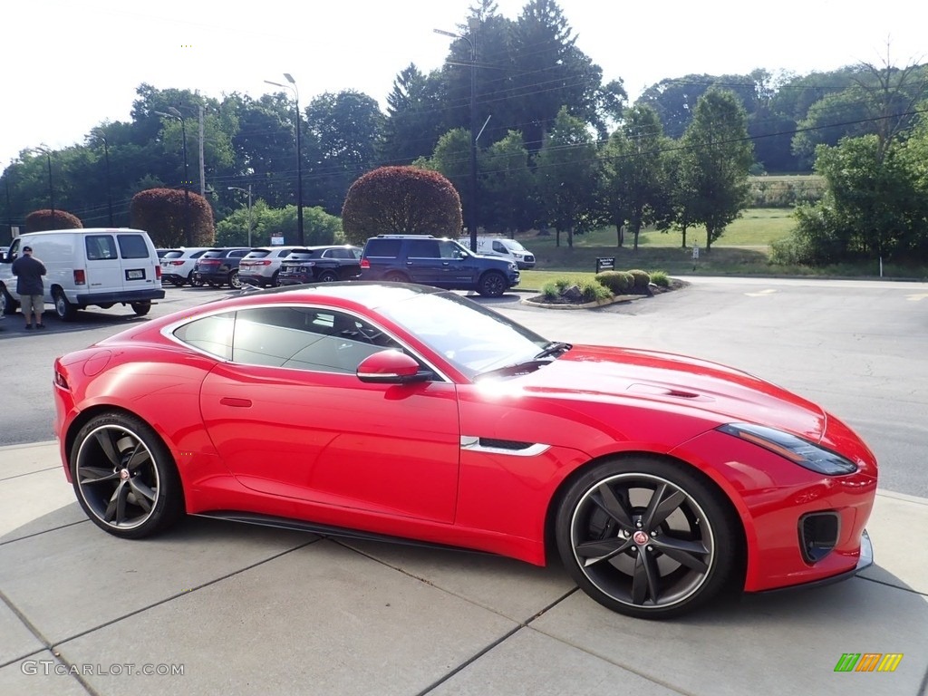 Caldera Red 2018 Jaguar F-Type R-Dynamic Coupe AWD Exterior Photo #138943154