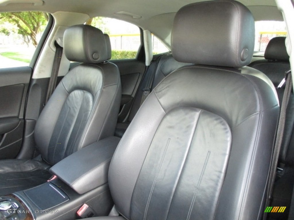 2012 A6 3.0T quattro Sedan - Ice Silver Metallic / Black photo #21