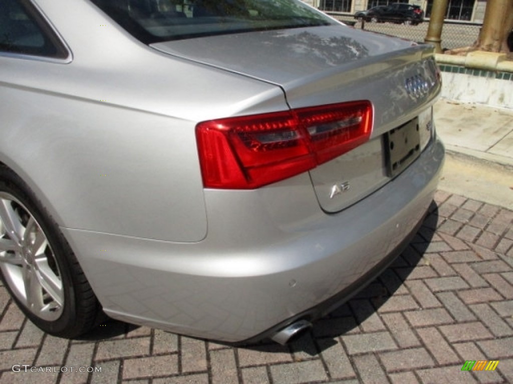 2012 A6 3.0T quattro Sedan - Ice Silver Metallic / Black photo #22