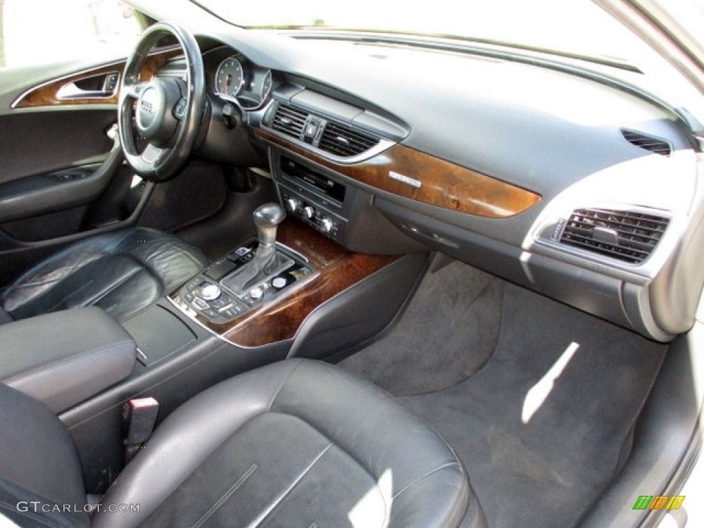 2012 A6 3.0T quattro Sedan - Ice Silver Metallic / Black photo #26