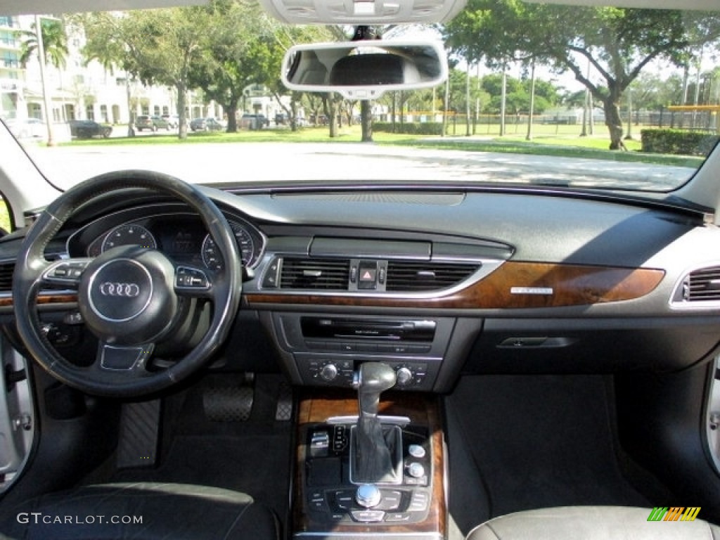 2012 A6 3.0T quattro Sedan - Ice Silver Metallic / Black photo #28