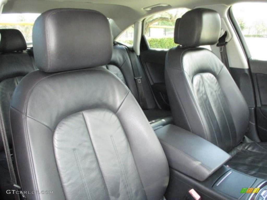 2012 A6 3.0T quattro Sedan - Ice Silver Metallic / Black photo #50