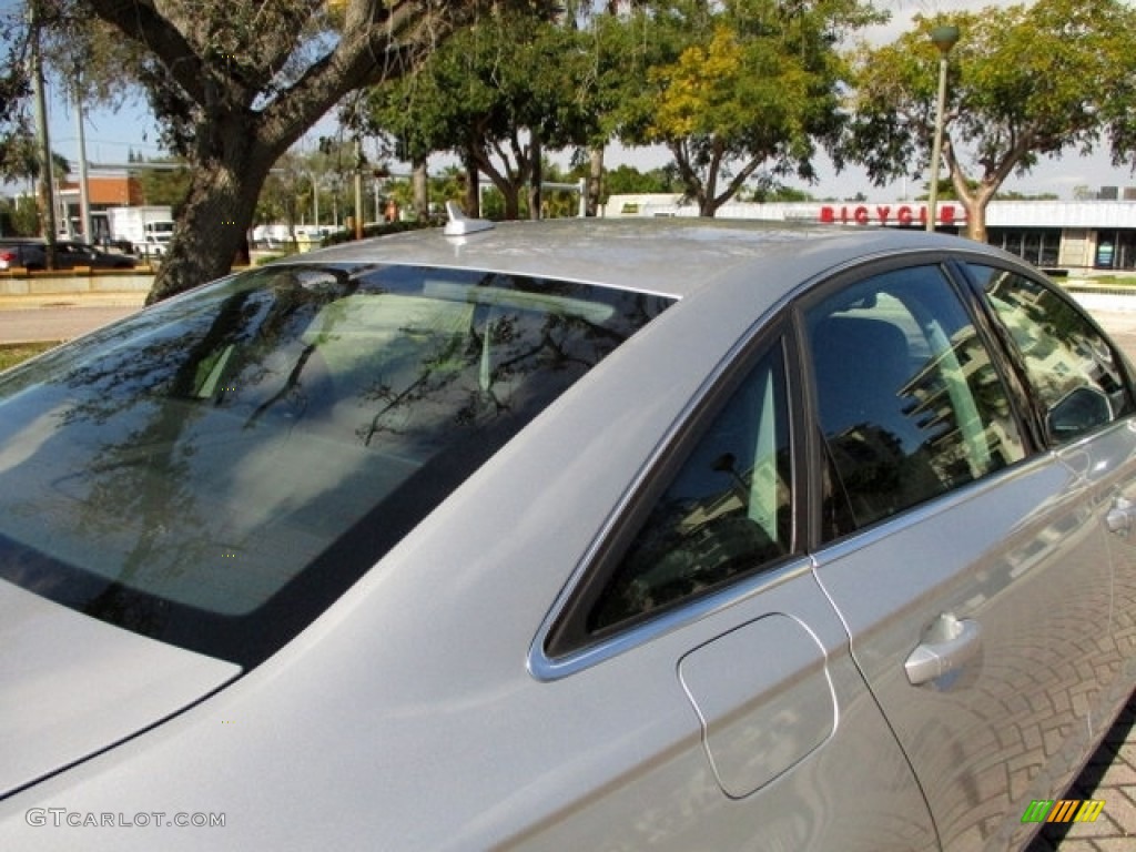 2012 A6 3.0T quattro Sedan - Ice Silver Metallic / Black photo #55