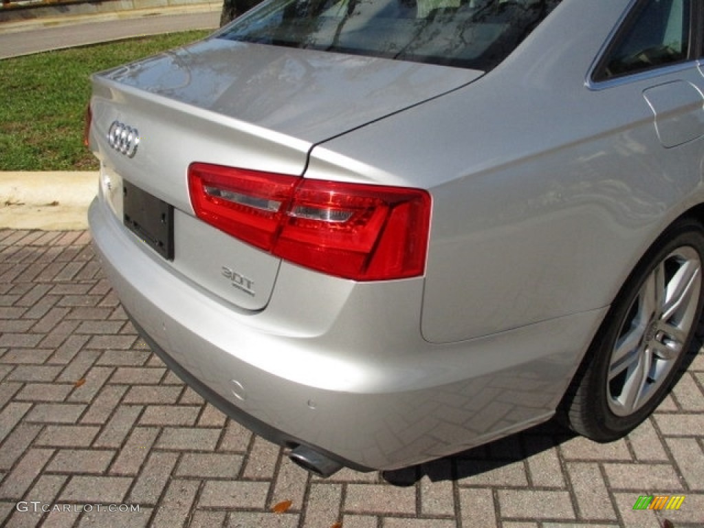 2012 A6 3.0T quattro Sedan - Ice Silver Metallic / Black photo #58