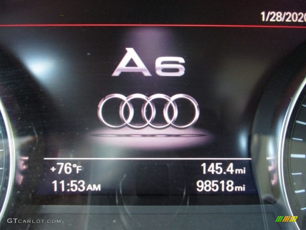 2012 A6 3.0T quattro Sedan - Ice Silver Metallic / Black photo #60