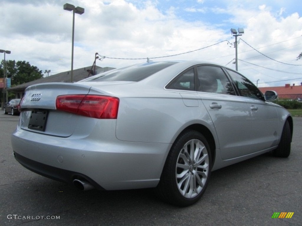 2014 A6 2.0T quattro Sedan - Ice Silver Metallic / Black photo #10