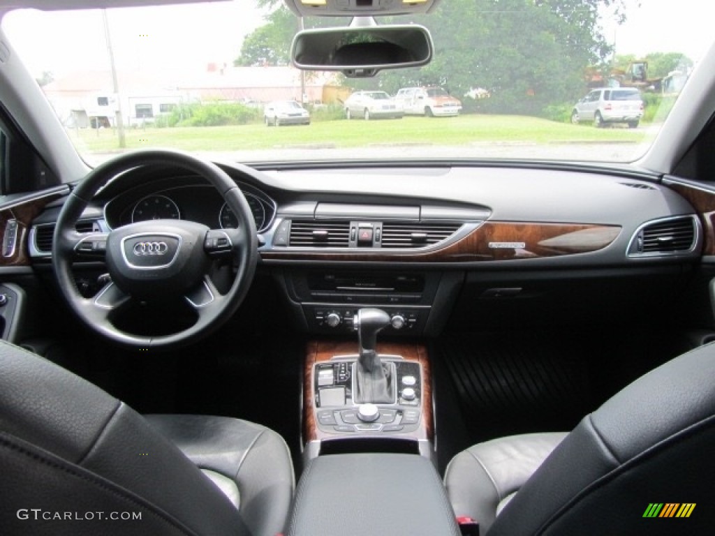 2014 A6 2.0T quattro Sedan - Ice Silver Metallic / Black photo #13