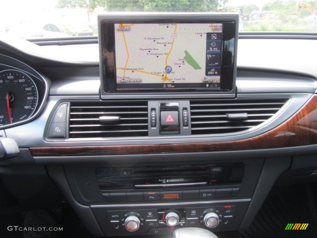 2014 A6 2.0T quattro Sedan - Ice Silver Metallic / Black photo #16