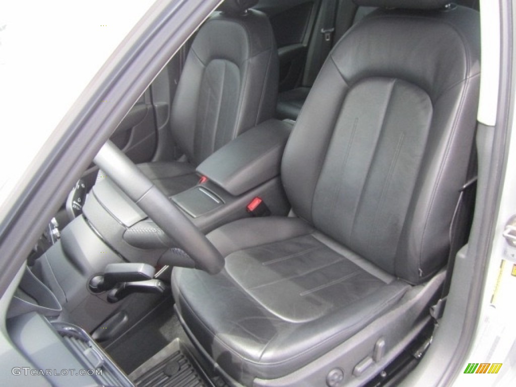 2014 A6 2.0T quattro Sedan - Ice Silver Metallic / Black photo #19