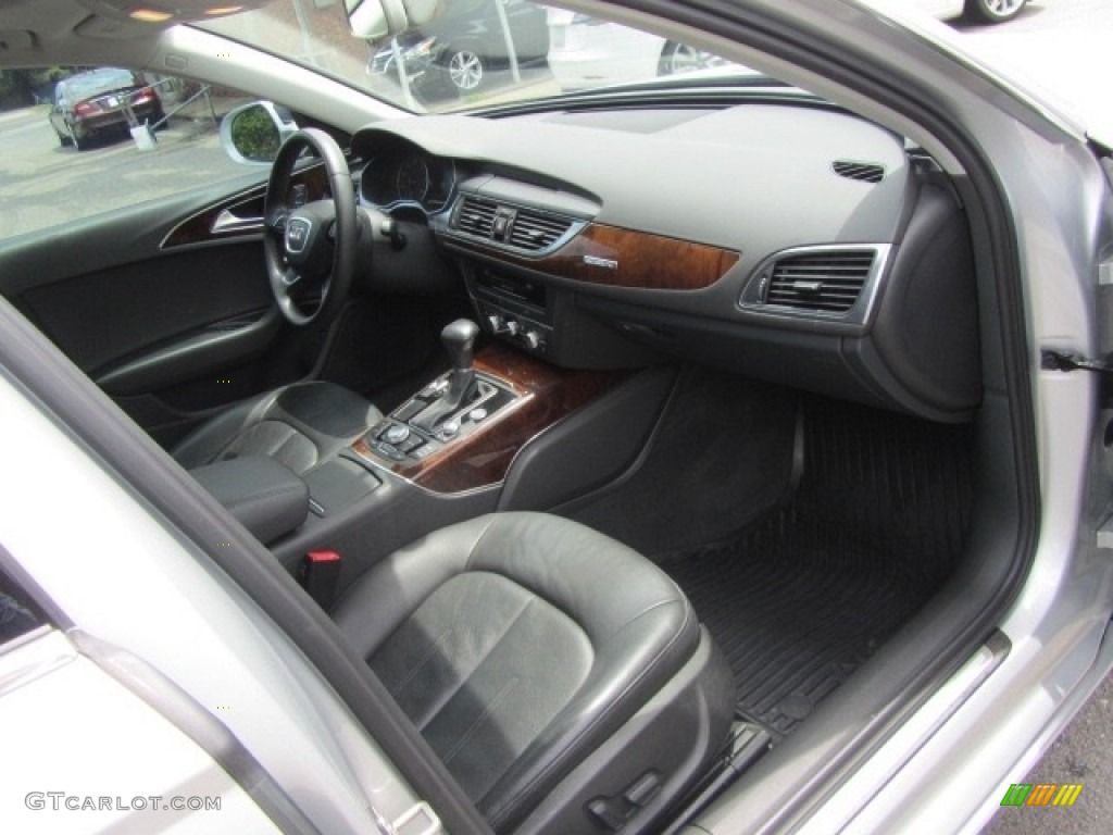 2014 A6 2.0T quattro Sedan - Ice Silver Metallic / Black photo #22