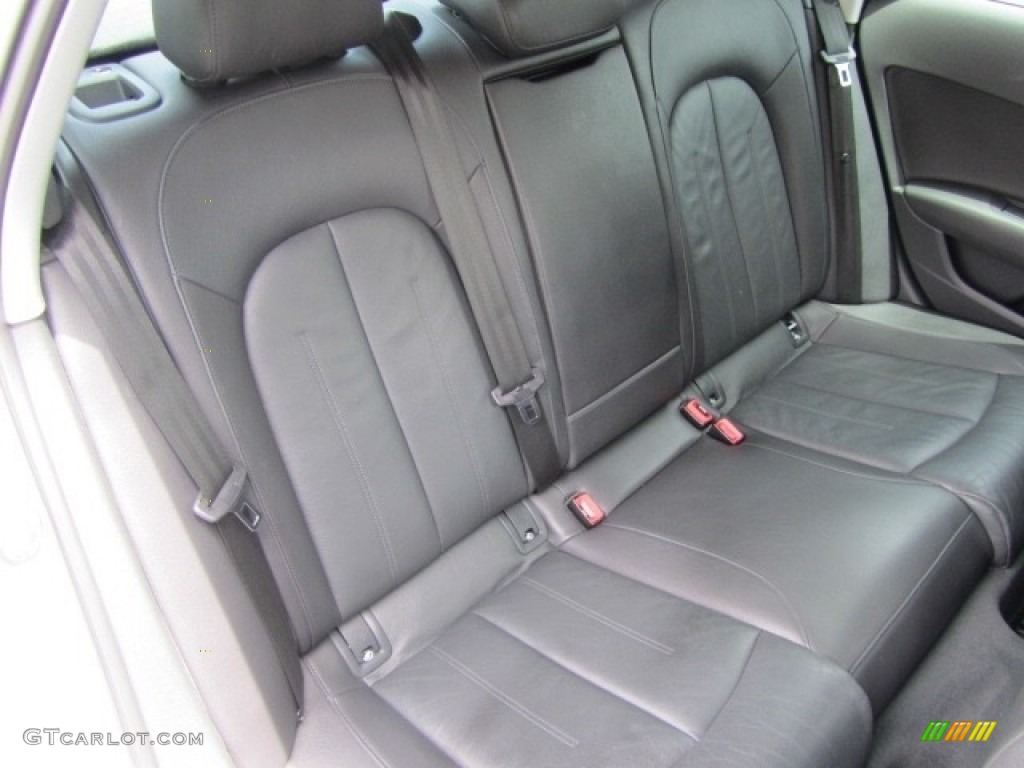 2014 A6 2.0T quattro Sedan - Ice Silver Metallic / Black photo #25