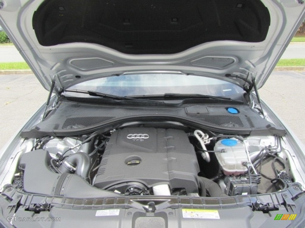 2014 A6 2.0T quattro Sedan - Ice Silver Metallic / Black photo #26