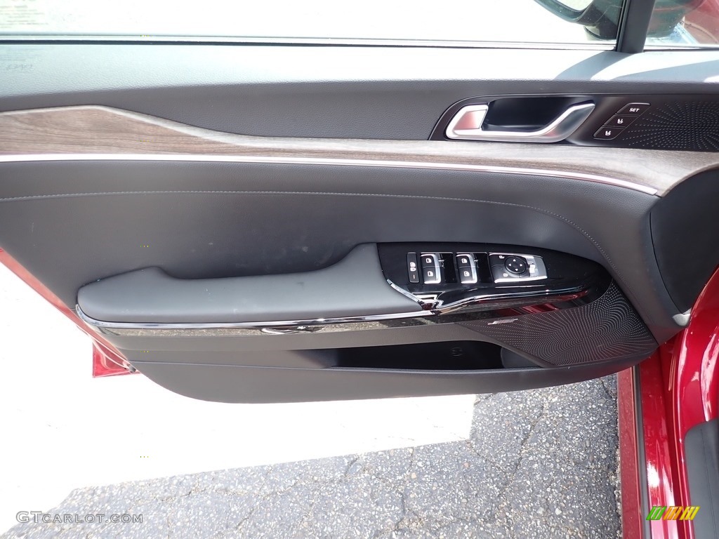 2021 Kia K5 EX Black Door Panel Photo #138945839