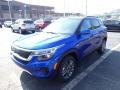 Neptune Blue 2021 Kia Seltos S AWD Exterior