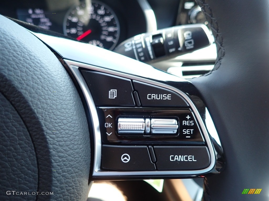 2021 Kia Seltos S AWD Black Steering Wheel Photo #138946235