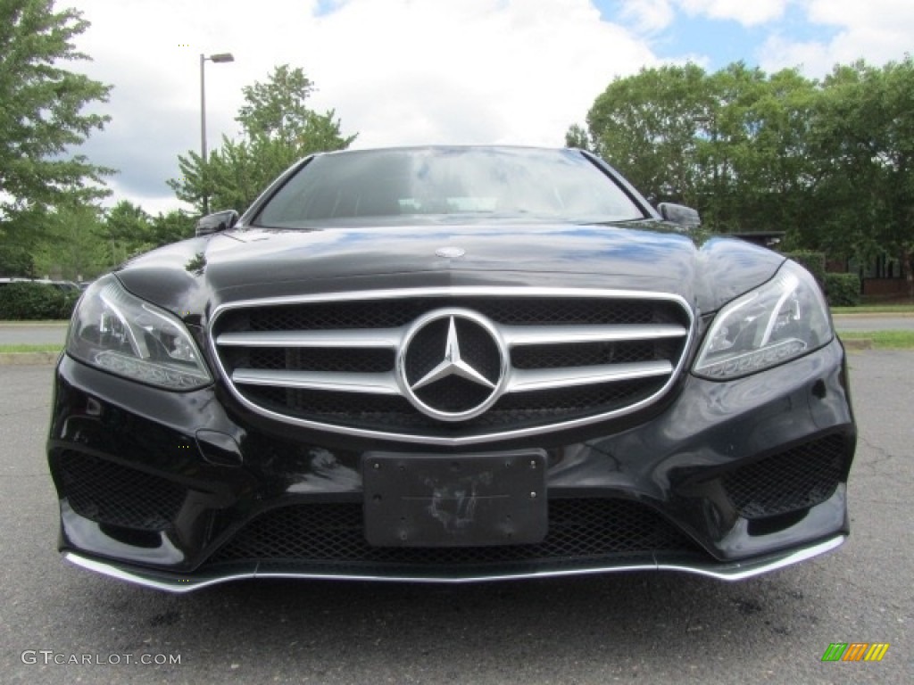 2014 E 350 4Matic Sport Sedan - Black / Black photo #4