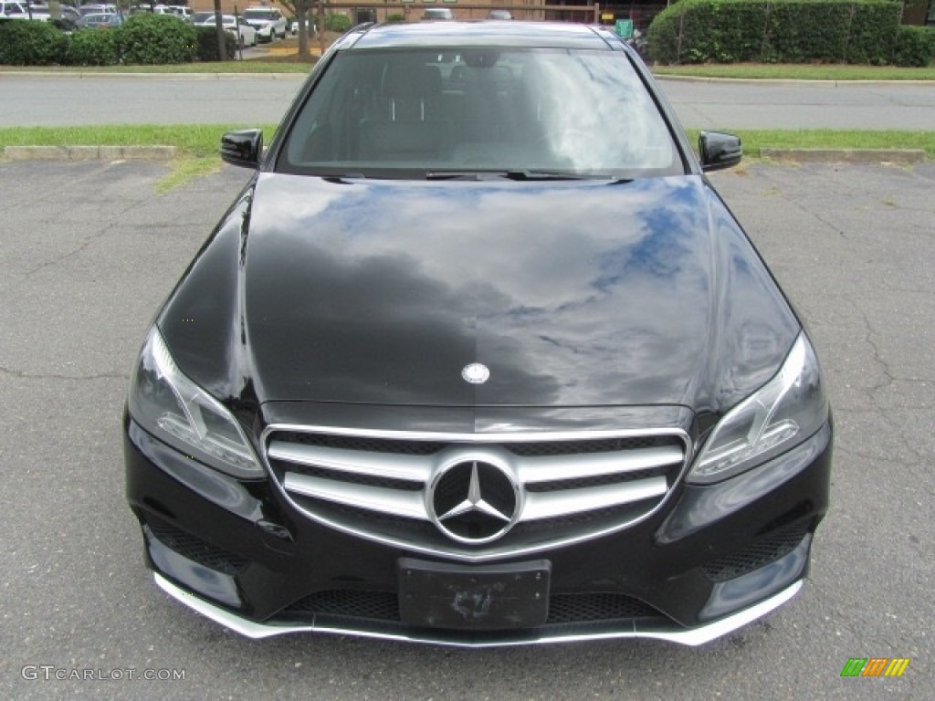 2014 E 350 4Matic Sport Sedan - Black / Black photo #5