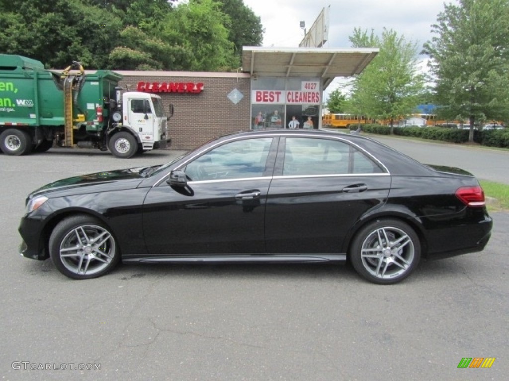 2014 E 350 4Matic Sport Sedan - Black / Black photo #7