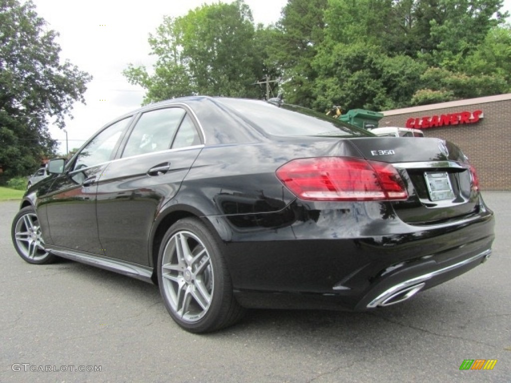 2014 E 350 4Matic Sport Sedan - Black / Black photo #8