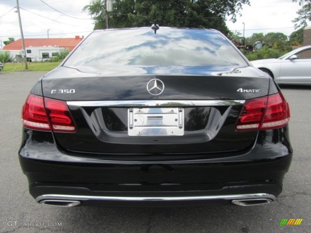 2014 E 350 4Matic Sport Sedan - Black / Black photo #9