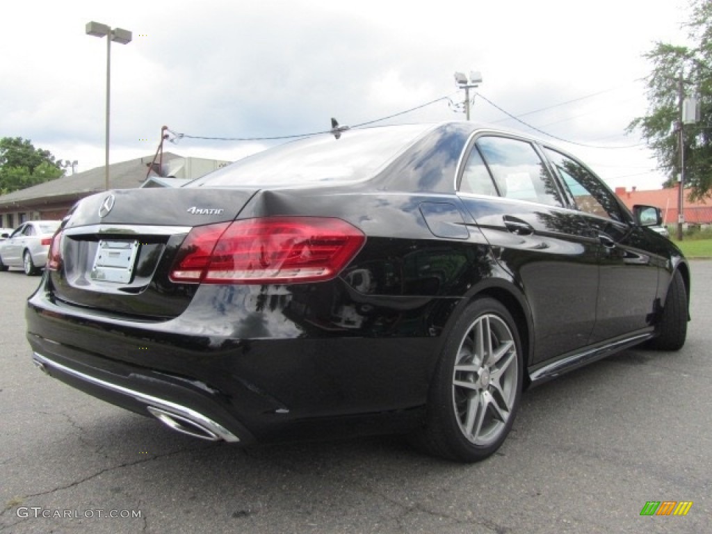 2014 E 350 4Matic Sport Sedan - Black / Black photo #10