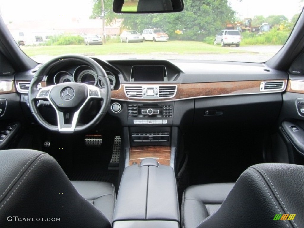 2014 E 350 4Matic Sport Sedan - Black / Black photo #13