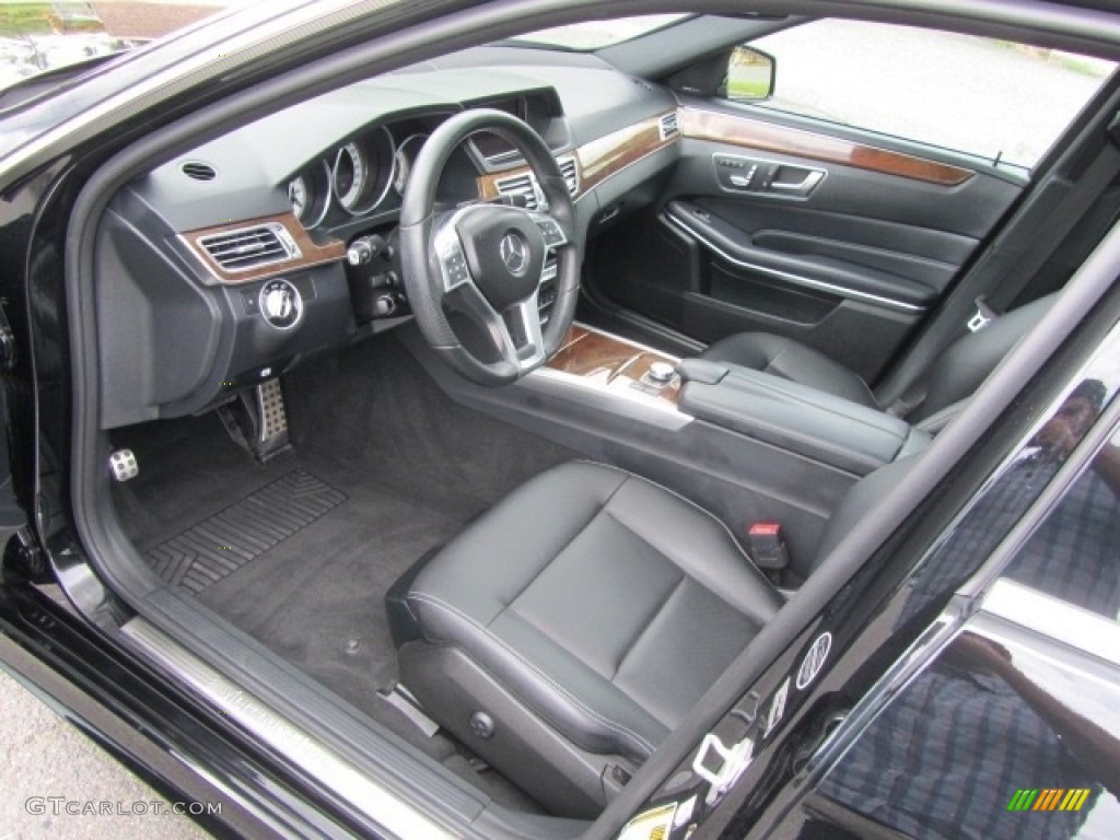 2014 E 350 4Matic Sport Sedan - Black / Black photo #17