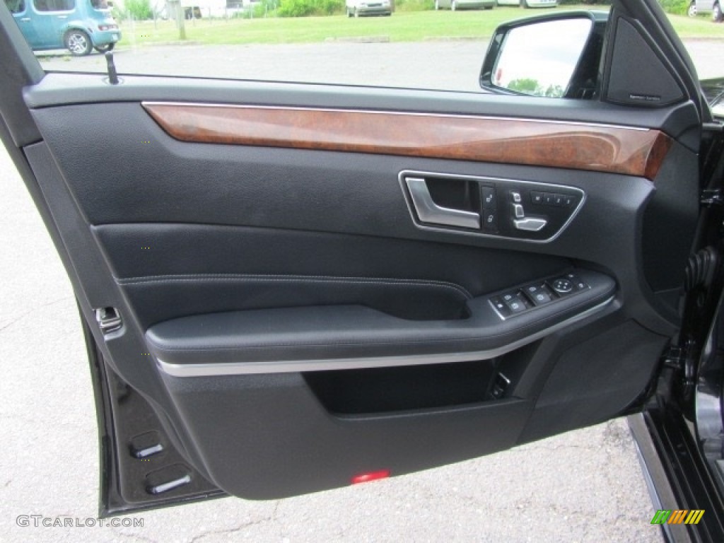 2014 E 350 4Matic Sport Sedan - Black / Black photo #18
