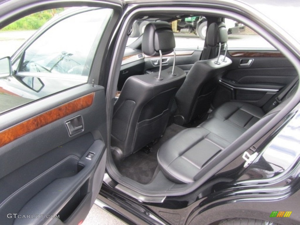 2014 E 350 4Matic Sport Sedan - Black / Black photo #20