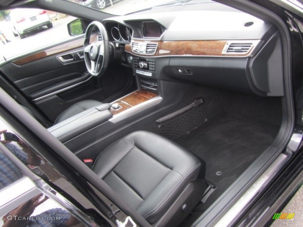 2014 E 350 4Matic Sport Sedan - Black / Black photo #22