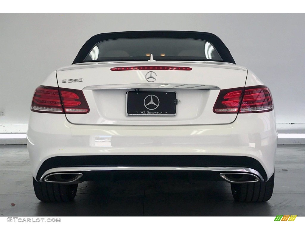 2016 E 550 Cabriolet - Polar White / Natural Beige/Black photo #3