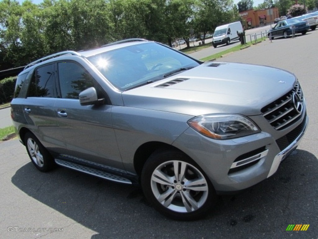 2013 ML 350 4Matic - Palladium Silver Metallic / Black photo #3