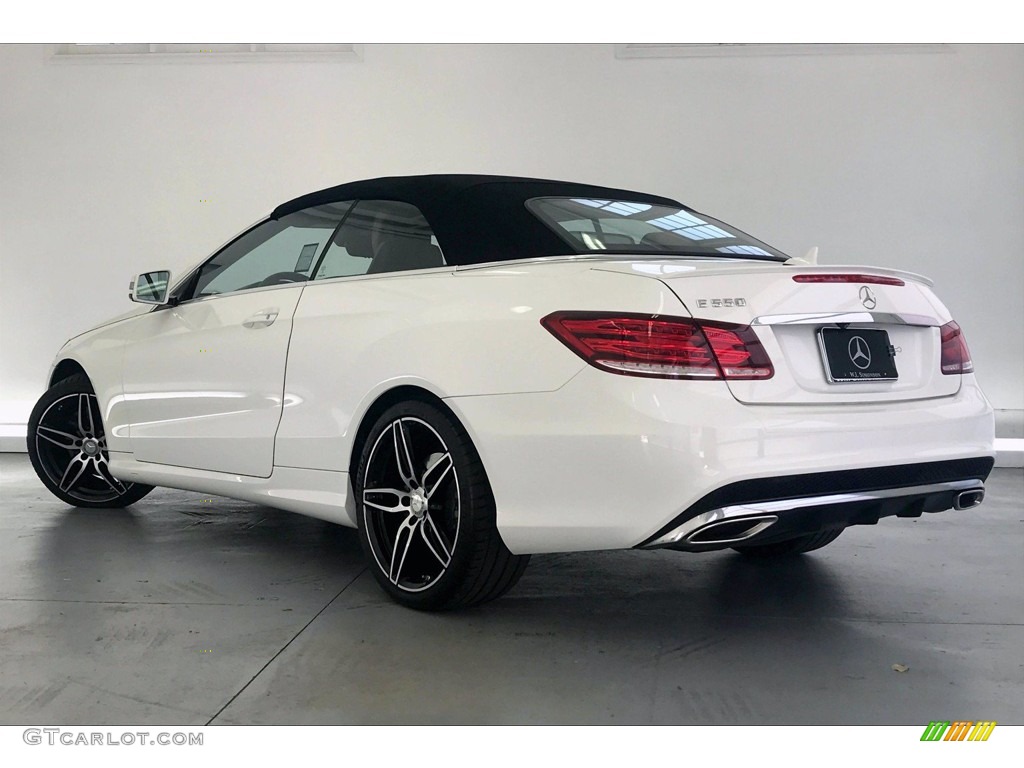 2016 E 550 Cabriolet - Polar White / Natural Beige/Black photo #10