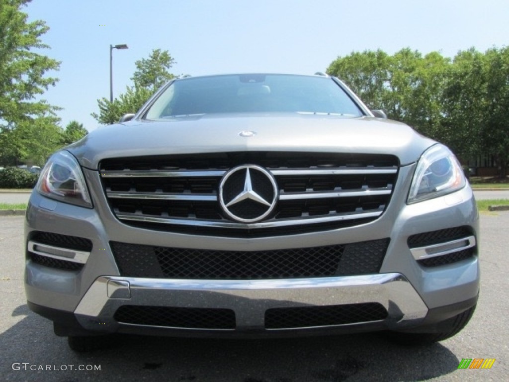 2013 ML 350 4Matic - Palladium Silver Metallic / Black photo #4