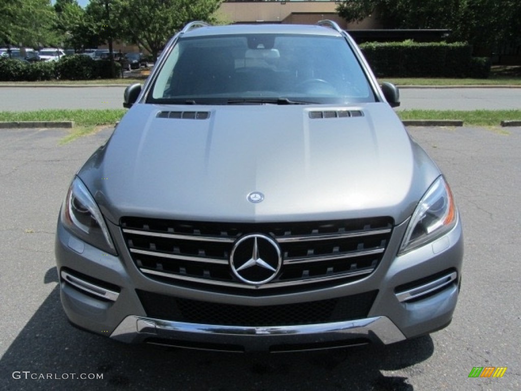 2013 ML 350 4Matic - Palladium Silver Metallic / Black photo #5