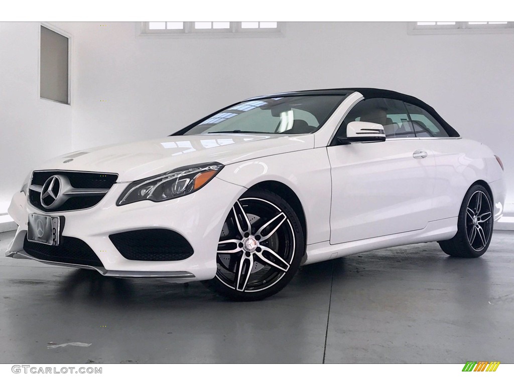 2016 E 550 Cabriolet - Polar White / Natural Beige/Black photo #12