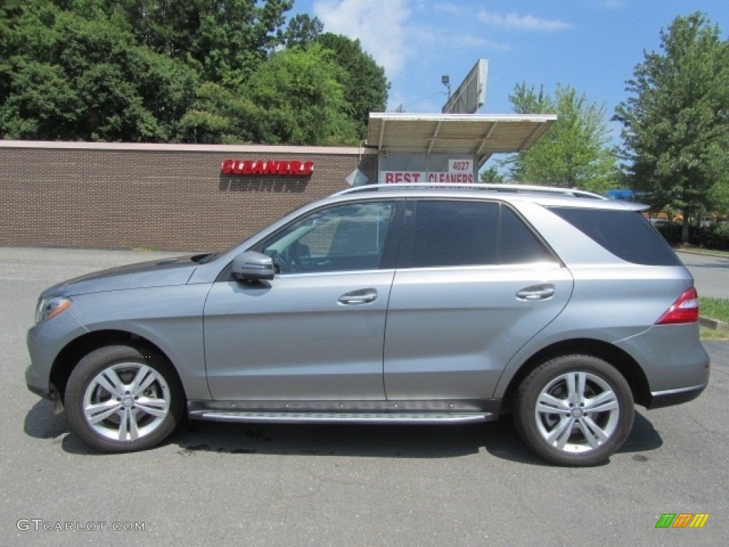 2013 ML 350 4Matic - Palladium Silver Metallic / Black photo #7