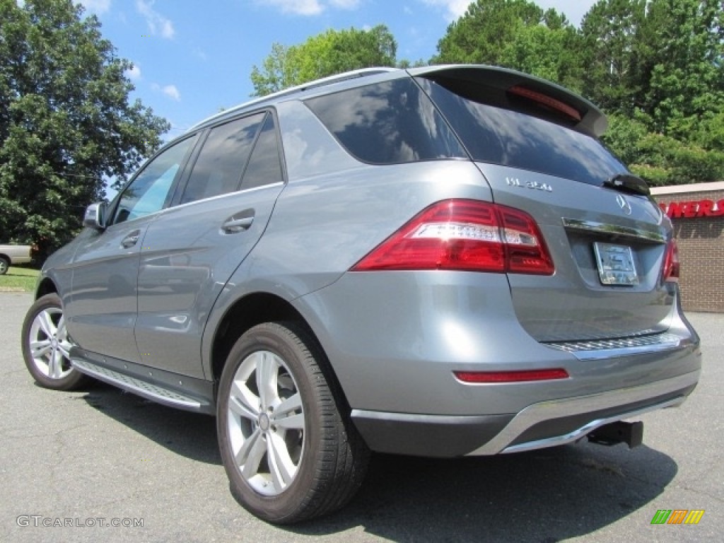 2013 ML 350 4Matic - Palladium Silver Metallic / Black photo #8