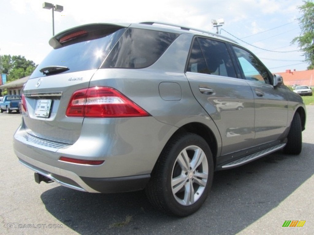 2013 ML 350 4Matic - Palladium Silver Metallic / Black photo #10