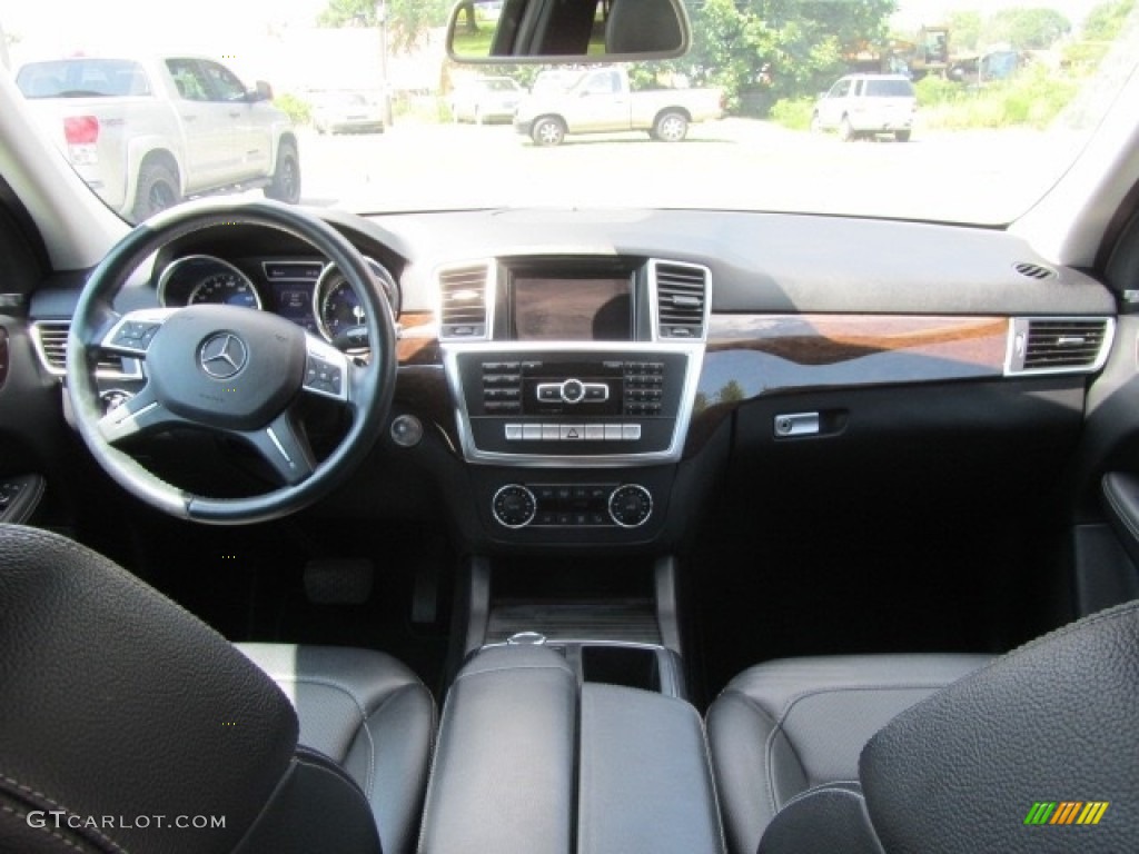 2013 ML 350 4Matic - Palladium Silver Metallic / Black photo #13