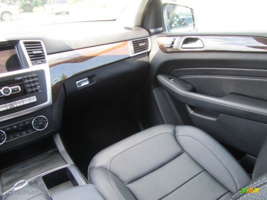 2013 ML 350 4Matic - Palladium Silver Metallic / Black photo #14