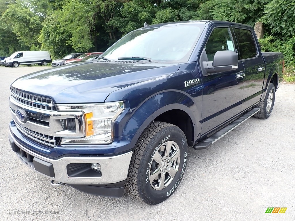 2020 F150 XLT SuperCrew 4x4 - Blue Jeans / Medium Earth Gray photo #5