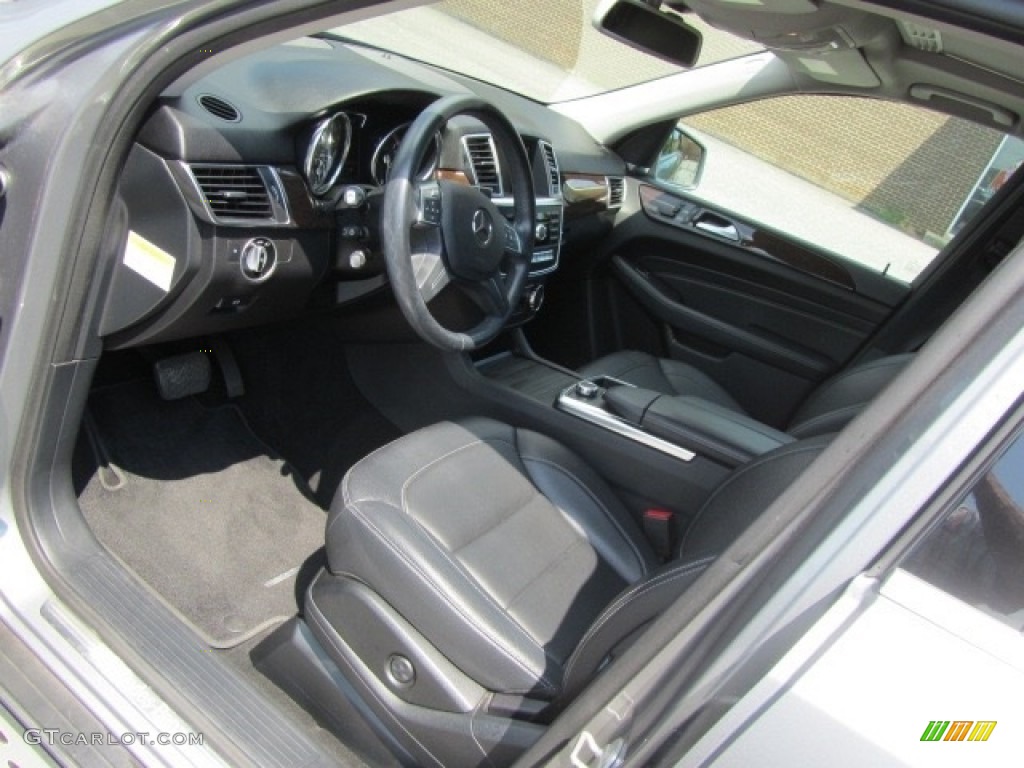 2013 ML 350 4Matic - Palladium Silver Metallic / Black photo #17